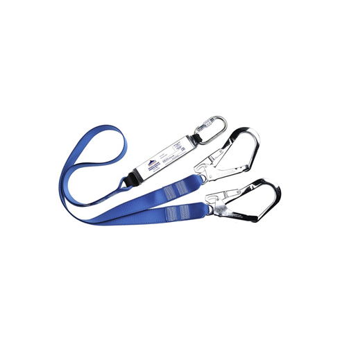 Portwest FP51 Double Webbing 1.8mtr Lanyard with Shock Absorber