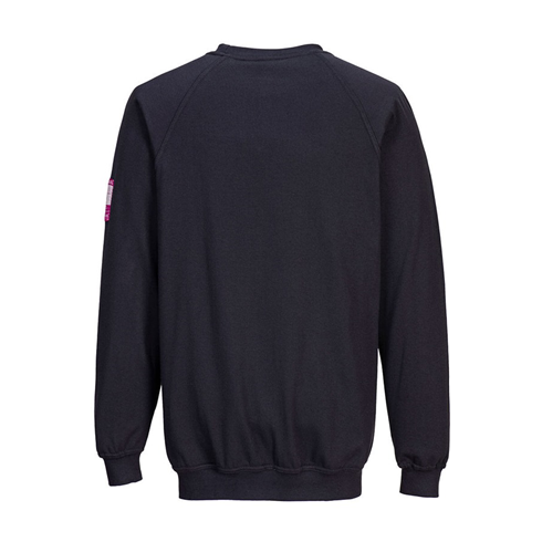 Portwest FR12 Navy Flame Resistant Anti-Static Long Sleeve Sweatshirt