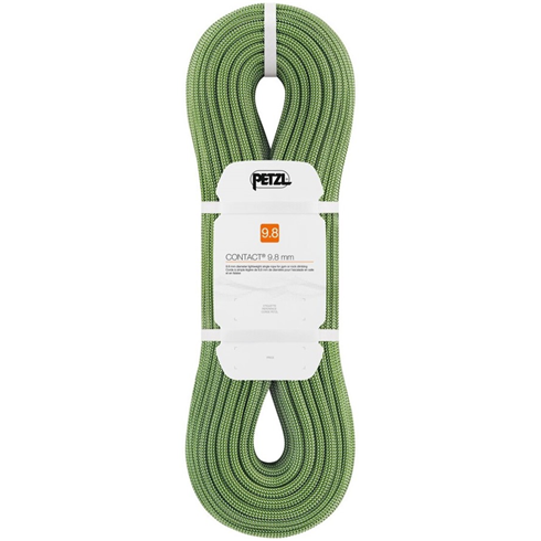 PETZL CONTACT 9.8mm Single Rope for Gym or Rock Climbing