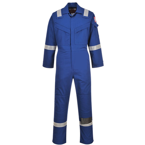 Portwest FR50 Royal Blue Flame Resistant Anti-Static Coverall 350g