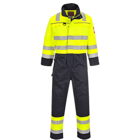 Portwest FR60 Yellow/Navy Hi-Vis Multi-Norm Coverall