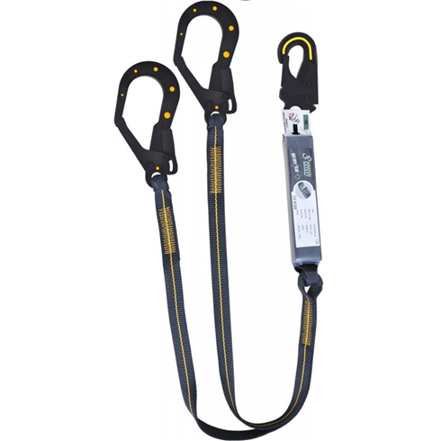 Kratos  Safety  FA3040515 1.5mtr Di-Electric Forked Shock Absorbing Lanyard