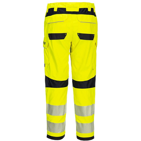 Portwest FR409 Yellow/Black FR Hi-Vis Women's Work Trousers