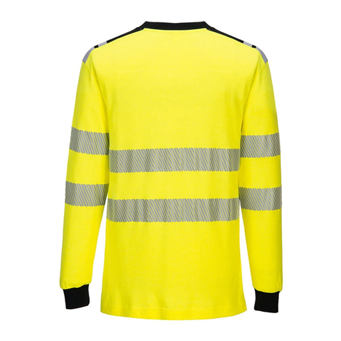 Portwest FR701 Yellow/Black Flame Resistant Hi-Vis T-Shirt