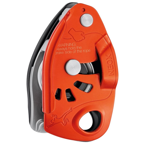 PETZL NEOX Belay Device with Cam-Assisted Blocking