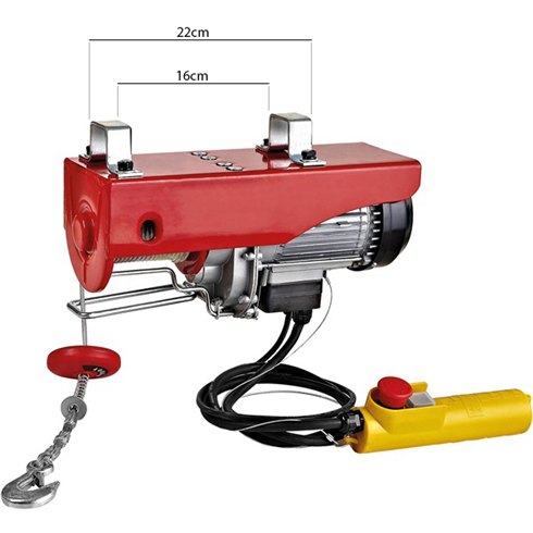 Electric Wire Rope Hoist 125kg, 240 volt x 18mtr HOL