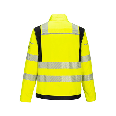 Portwest FR714 Yellow/Black PW3 FR Hi-Vis Work Jacket