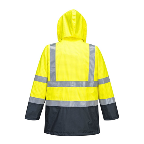 Portwest S779 Yellow/Navy Bizflame Rain Hi-Vis Multi-Protection Jacket