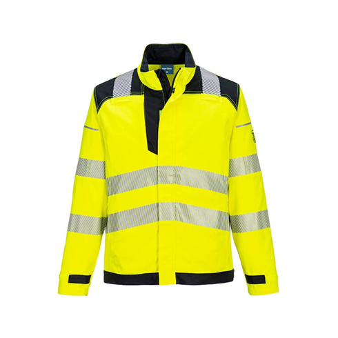 Portwest FR714 Yellow/Black PW3 FR Hi-Vis Work Jacket