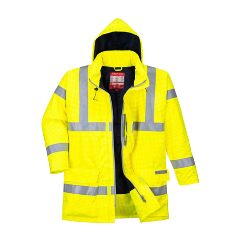 Portwest S778 Yellow Bizflame Rain Hi-Vis Antistatic FR Jacket