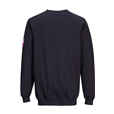 Portwest FR12 Navy Flame Resistant Anti-Static Long Sleeve Sweatshirt