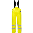 Portwest S780 Yellow Bizflame Rain Unlined Hi-Vis Antistatic FR Trousers