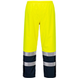 Portwest FR410 Yellow/Navy Bizflame Rain+ Hi-Vis Light Arc Trousers