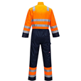 Portwest MV29 Orange/Navy Modaflame RIS Coverall