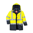 Portwest S779 Yellow/Navy Bizflame Rain Hi-Vis Multi-Protection Jacket